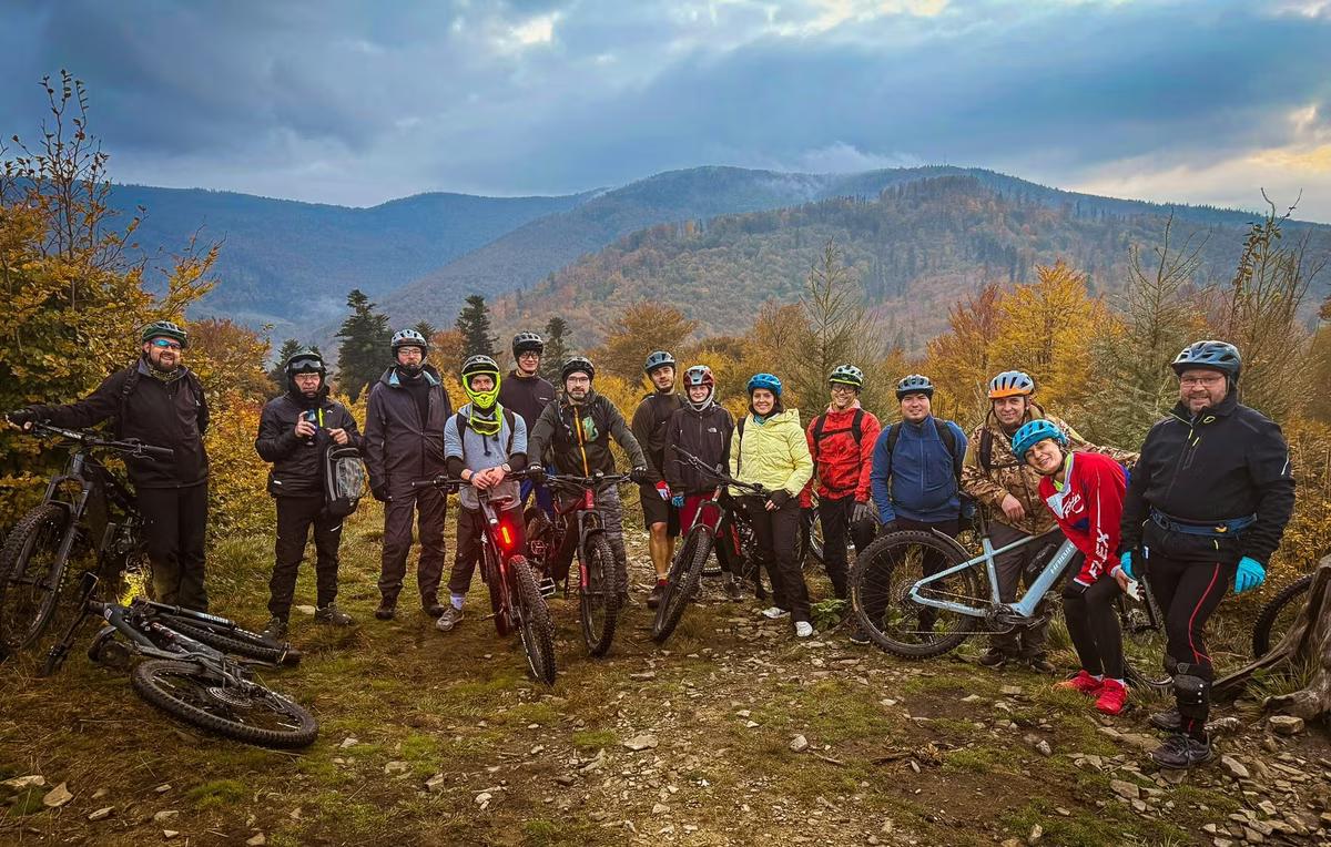 Wycieczka rowerowa na Skrzyczne