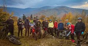 Zimowy rajd rowerowy - relacja